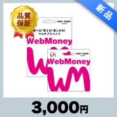 WebMoney（3,000円）