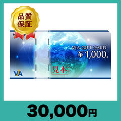 VJA（VISA）ギフトカード 1,000円券（30,000円）